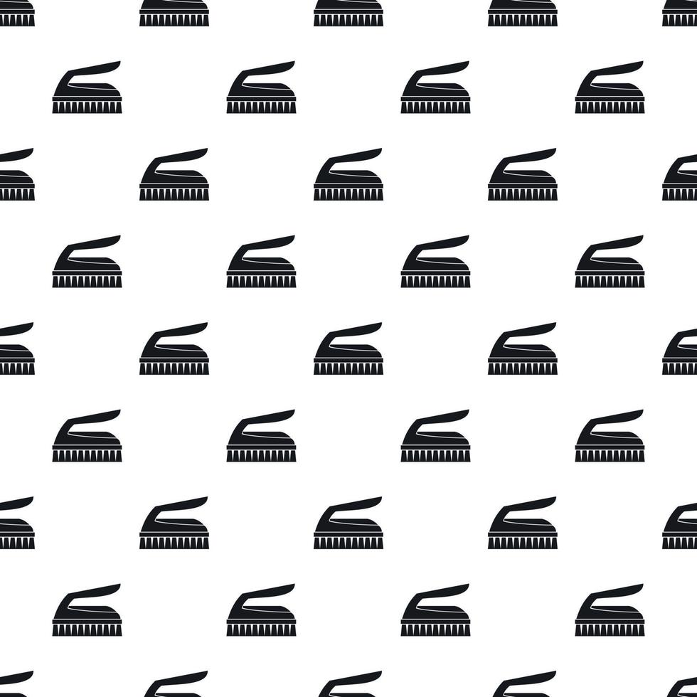 Brush for cleaning pattern, simple style vector