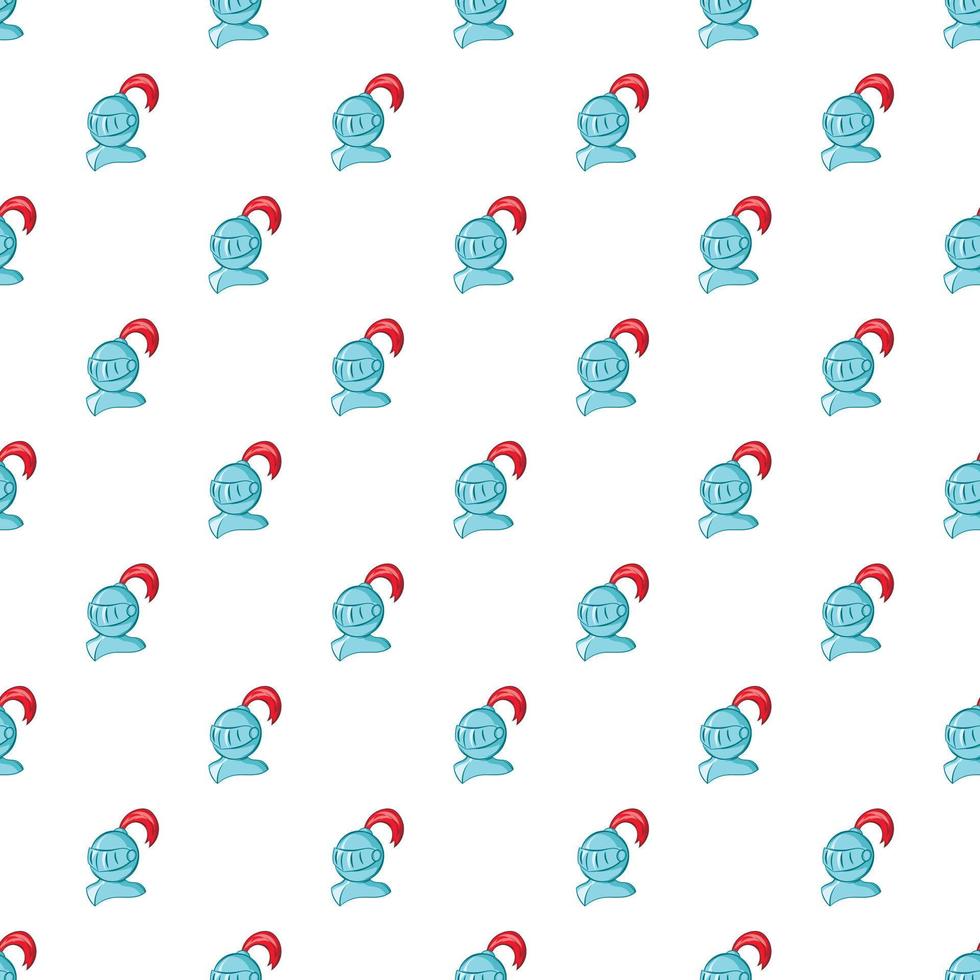 Medieval battle armor pattern, cartoon style vector