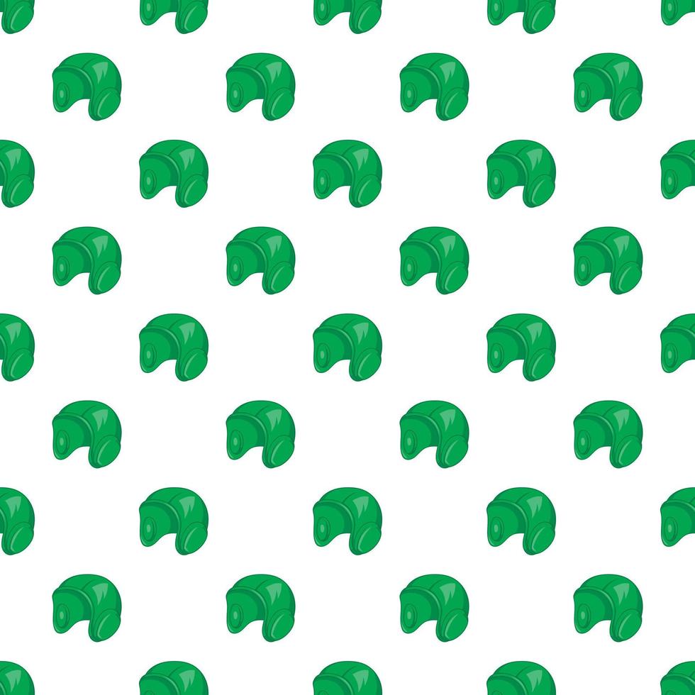 Caps for water polo pattern, cartoon style vector