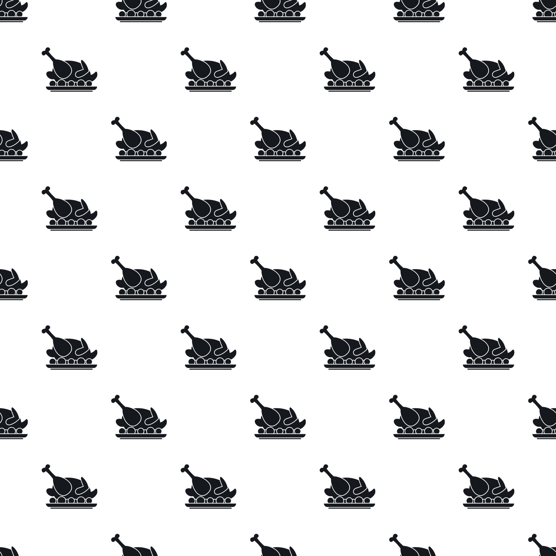 roasted-turkey-pattern-simple-style-14699549-vector-art-at-vecteezy
