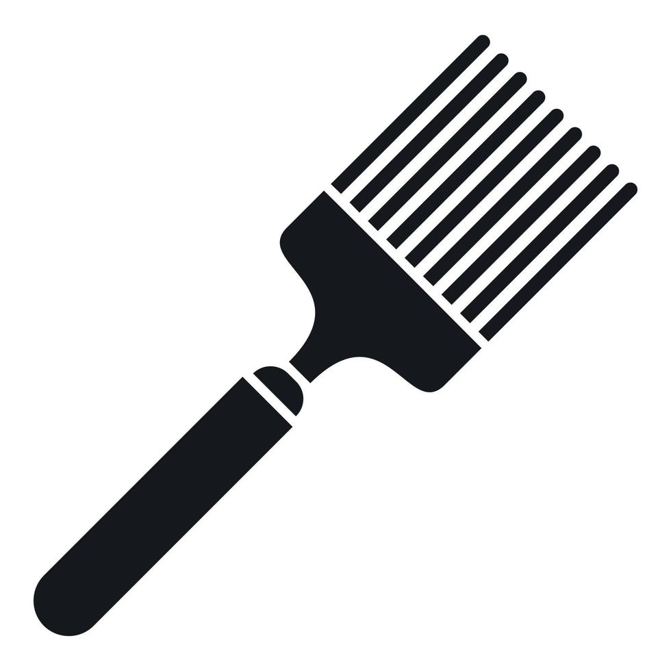 Brush icon, simple style vector
