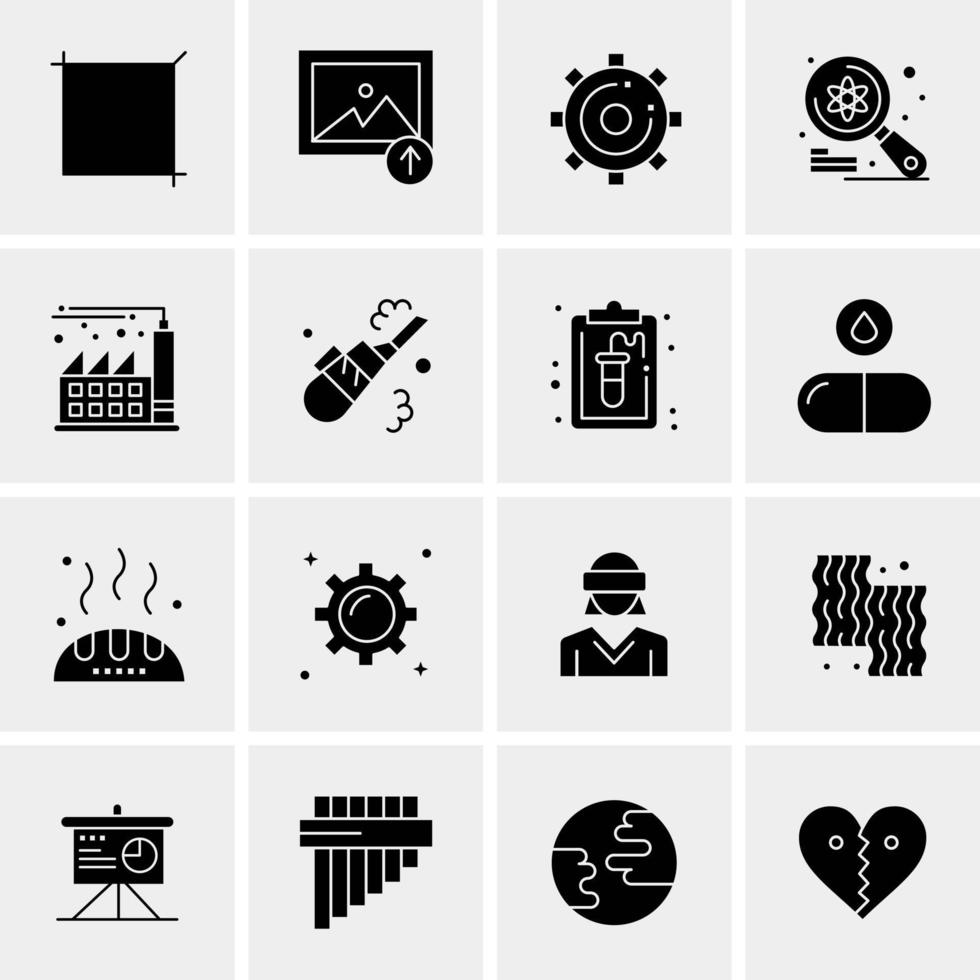 16 Universal Business Icons Vector Creative Icon Illustration to use in web and Mobile Related project