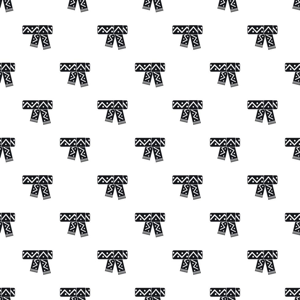 Scarf pattern, simple style vector