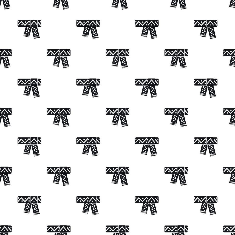 Scarf pattern, simple style vector