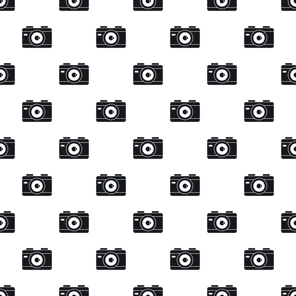 Camera pattern, simple style vector