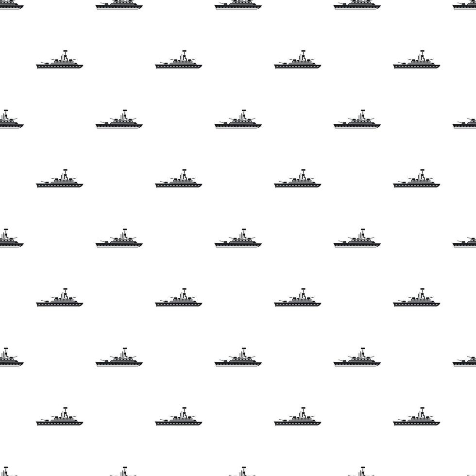 Military navy ship pattern, simple style vector