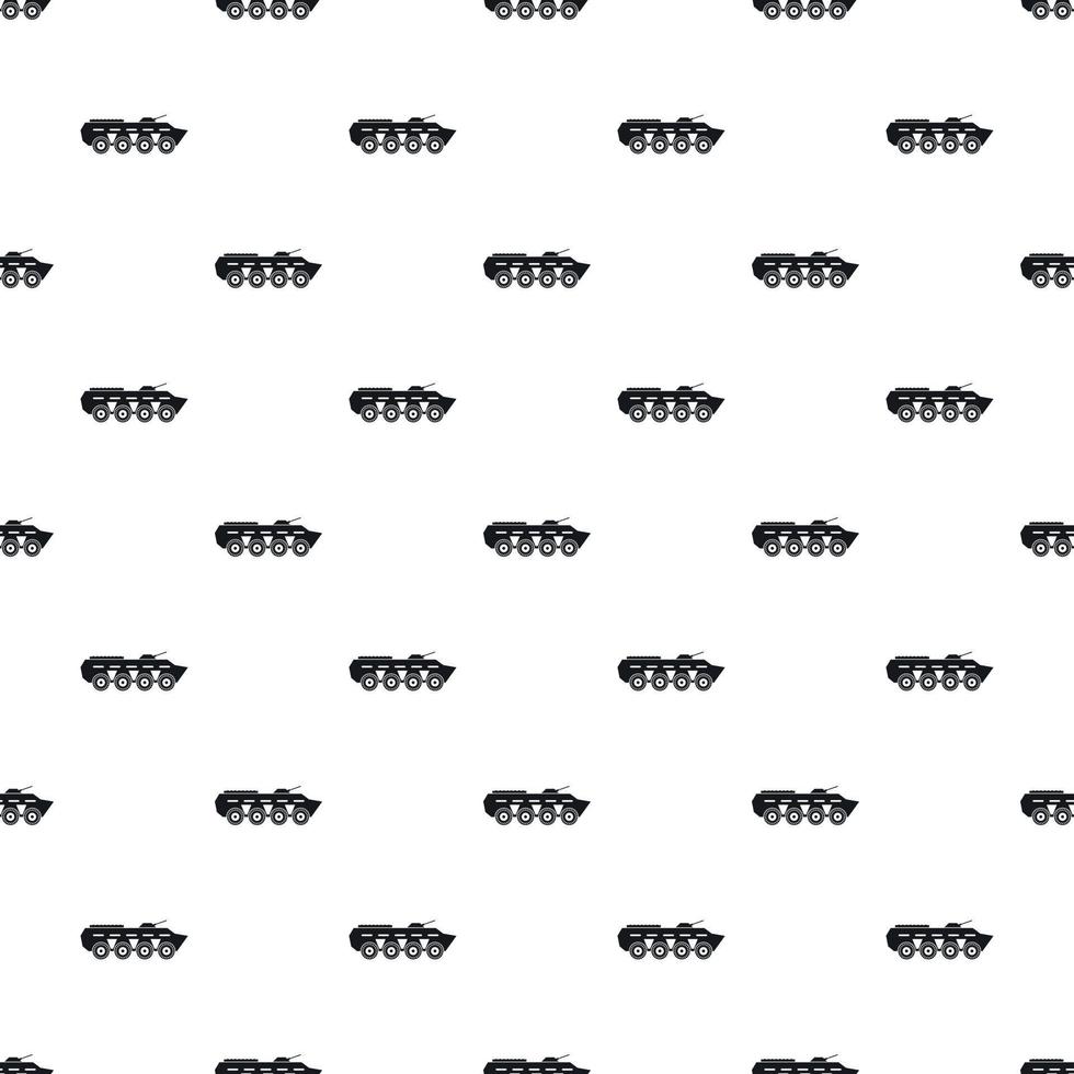Armoured troop carrier wheeled pattern vector