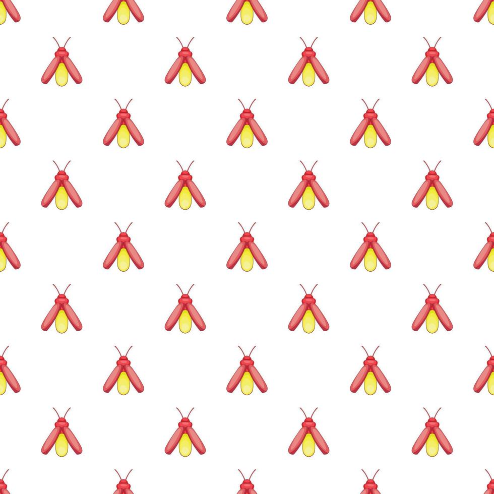 Fly pattern, cartoon style vector