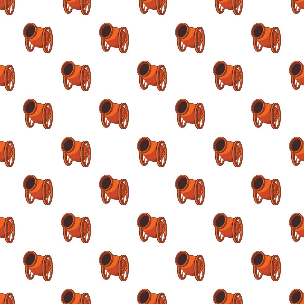 Medieval military throwing gun pattern vector