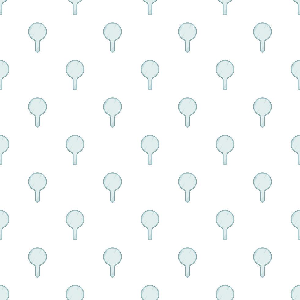 Magnifying glass pattern, cartoon style vector