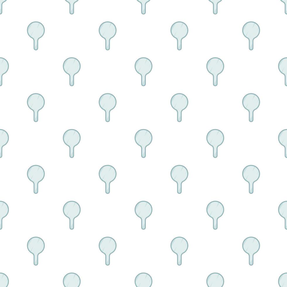 Magnifying glass pattern, cartoon style vector