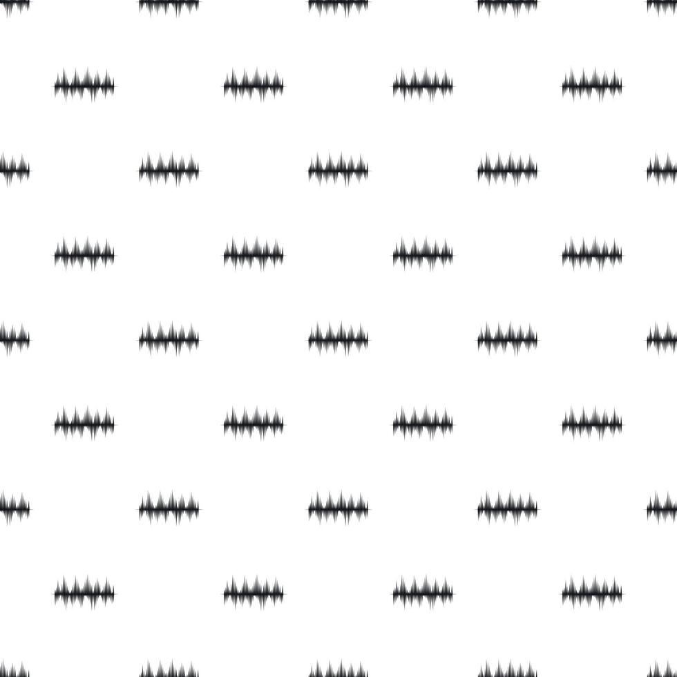 Audio equalizer technology pattern, simple style vector