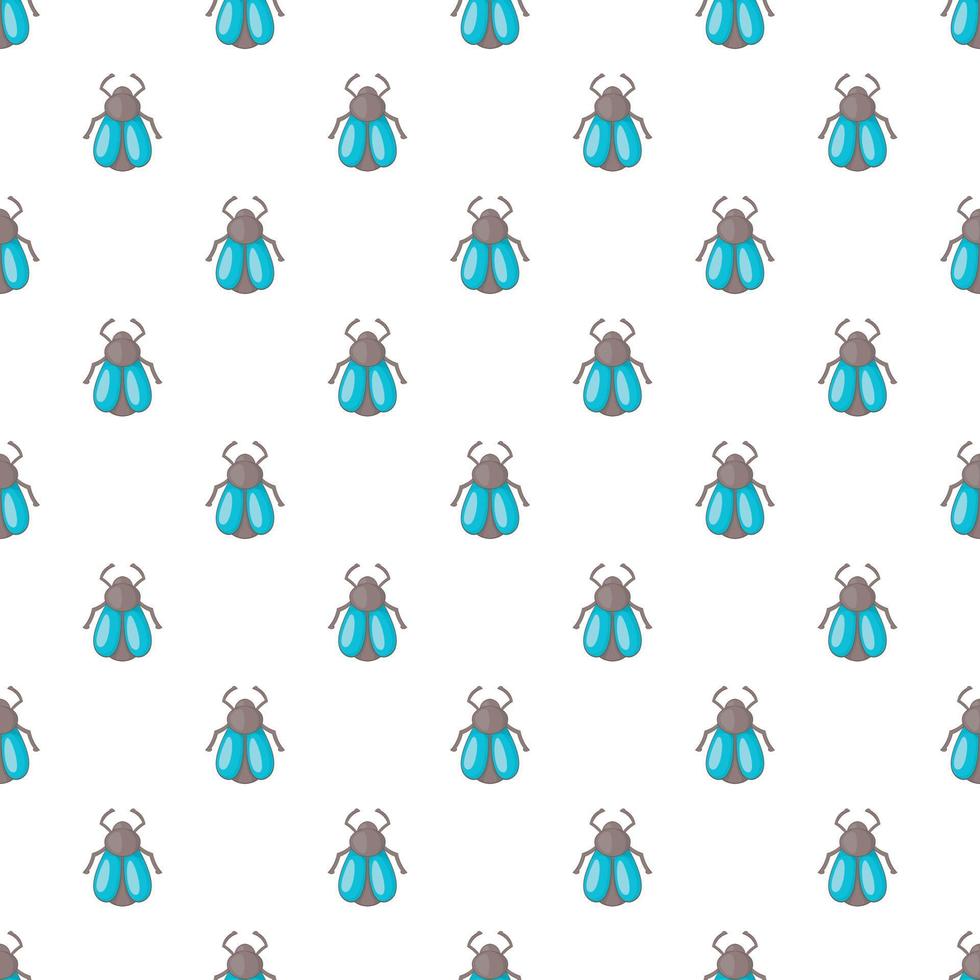 patrón de mosca, estilo de dibujos animados vector