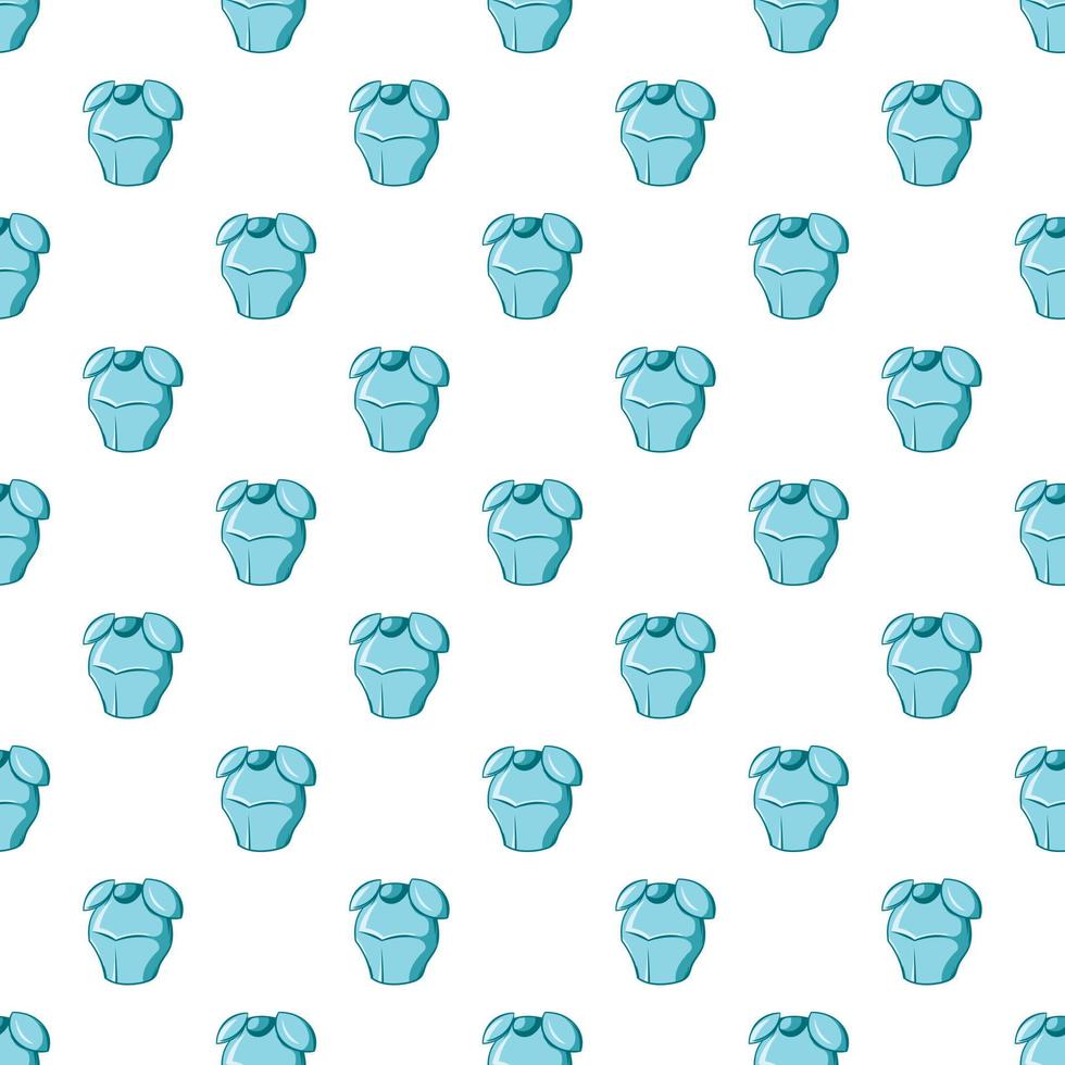 Metal combat helmet pattern, cartoon style vector