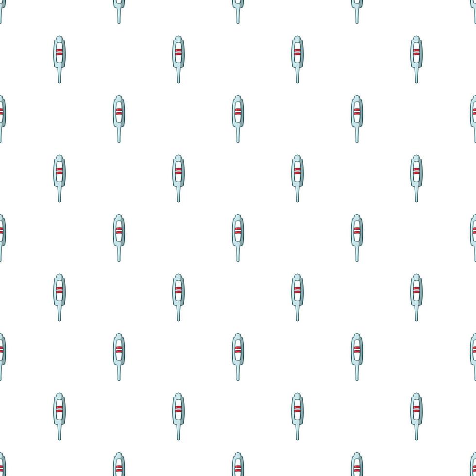 Pregnancy test pattern, cartoon style vector