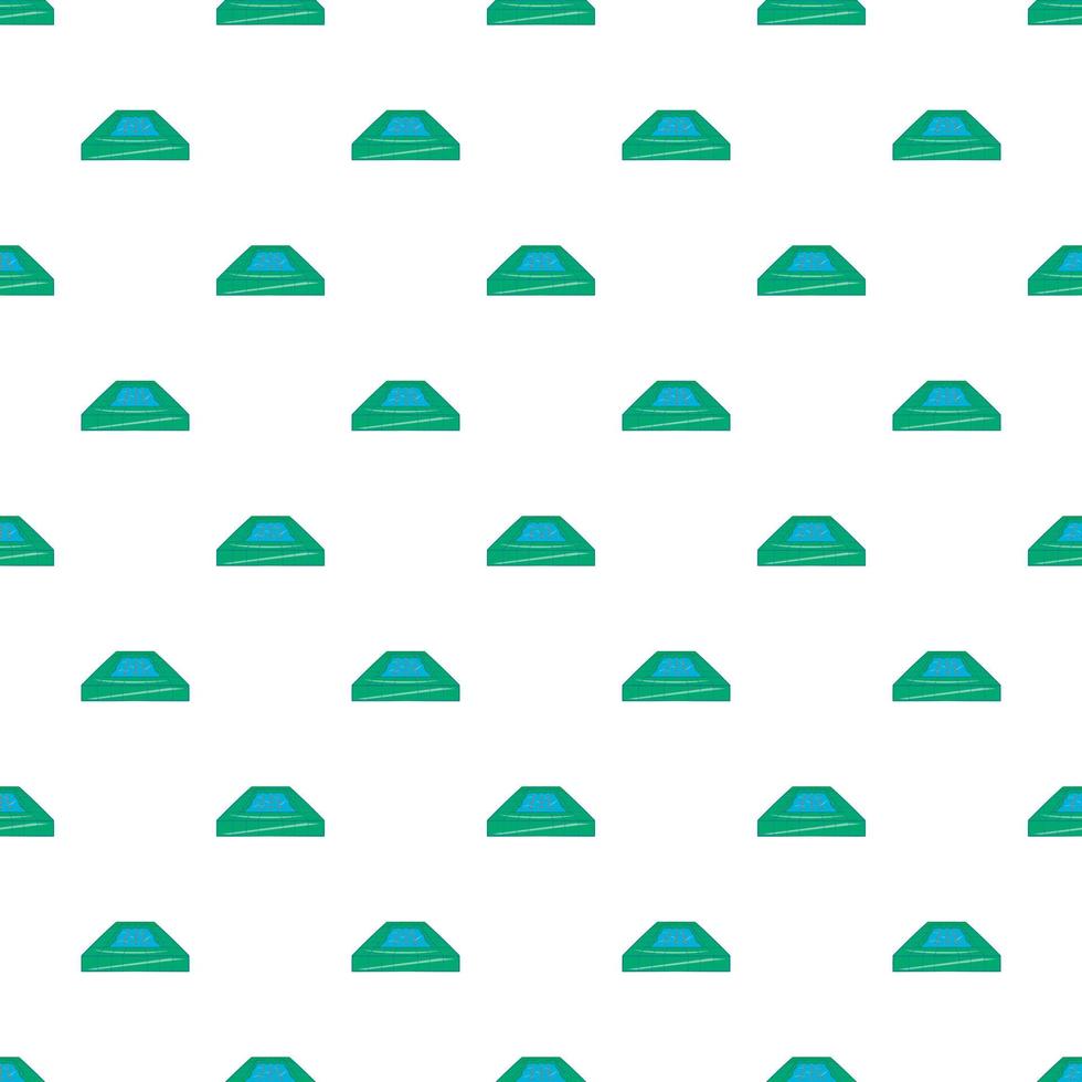 Pool pattern, cartoon style vector