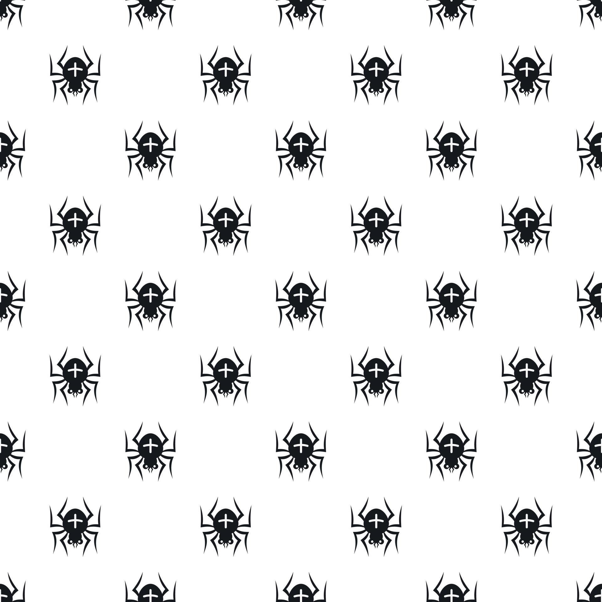 Spider pattern, simple style 14700035 Vector Art at Vecteezy