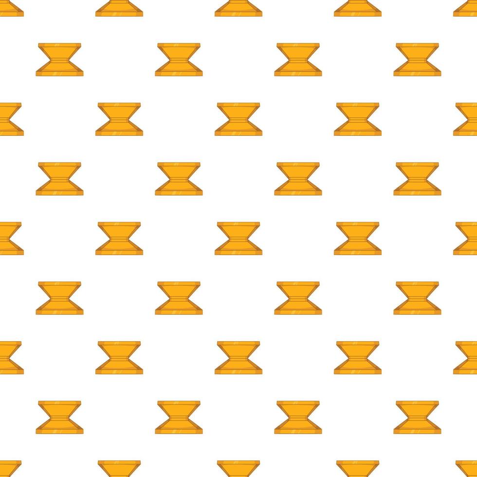 Box for pizza pattern, cartoon style vector