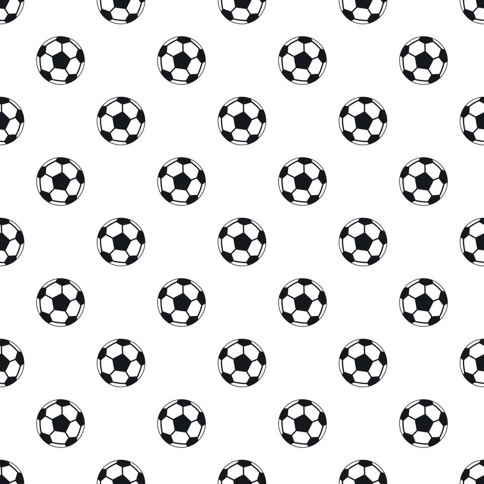 Soccer ball pattern, simple style vector