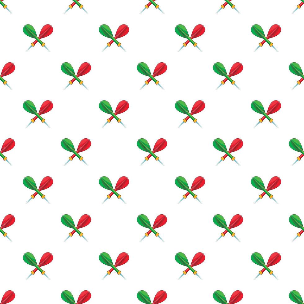 Darts pattern, cartoon style vector