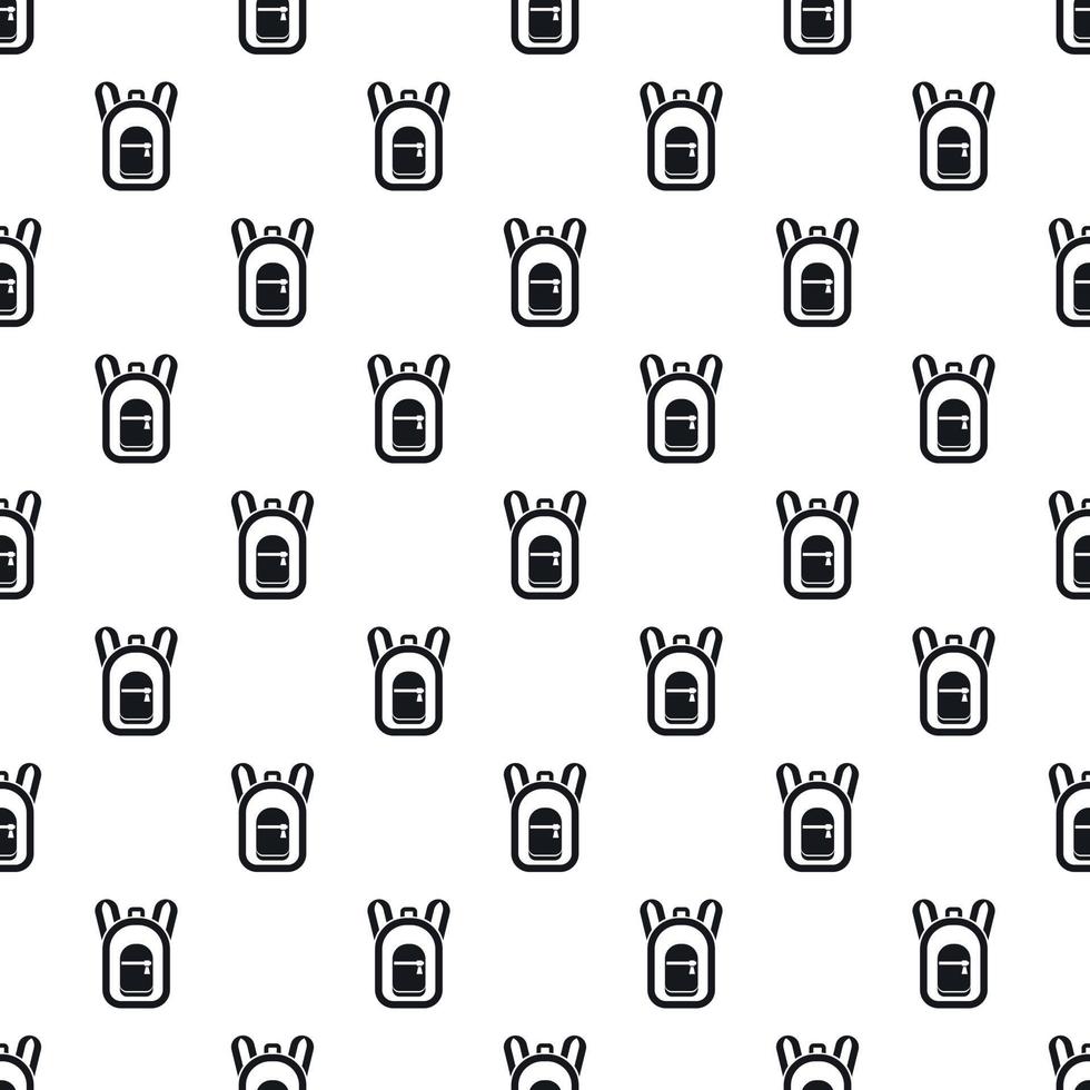 Backpack pattern, simple style vector