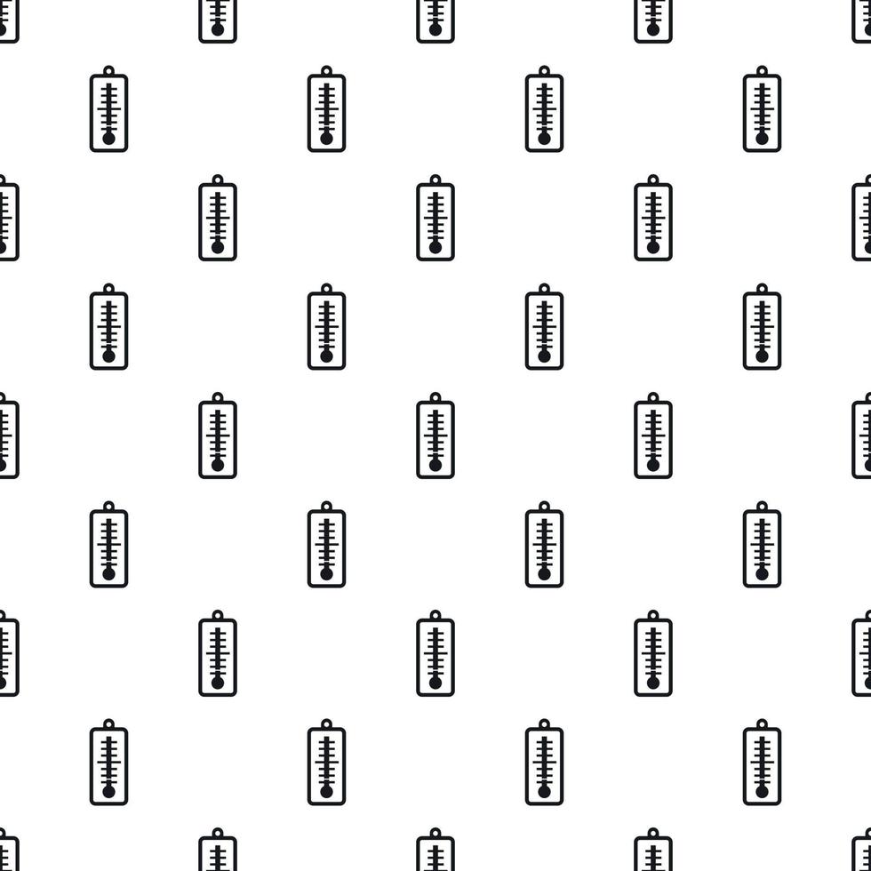 Thermometer pattern, simple style vector