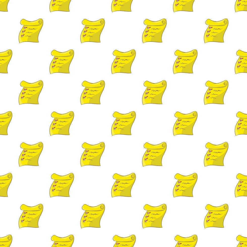 List pattern, cartoon style vector