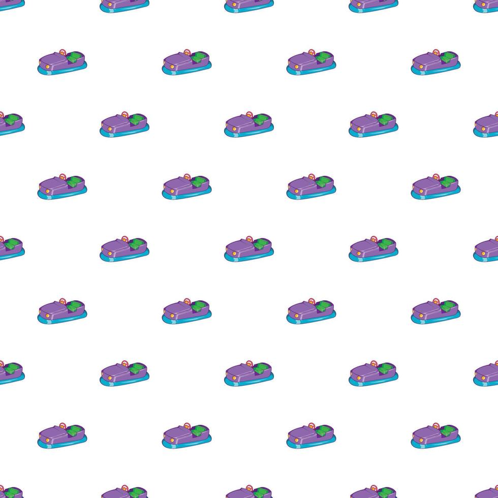 Children bumper machine pattern, cartoon style vector