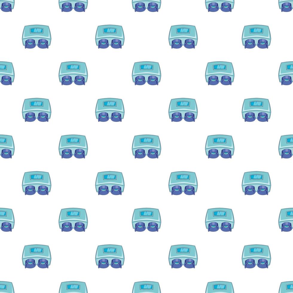 Phoropter pattern, cartoon style vector