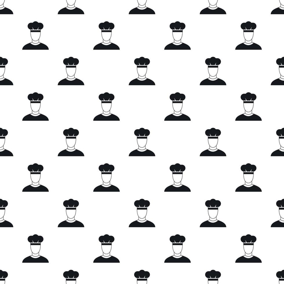 Cook pattern, simple style vector