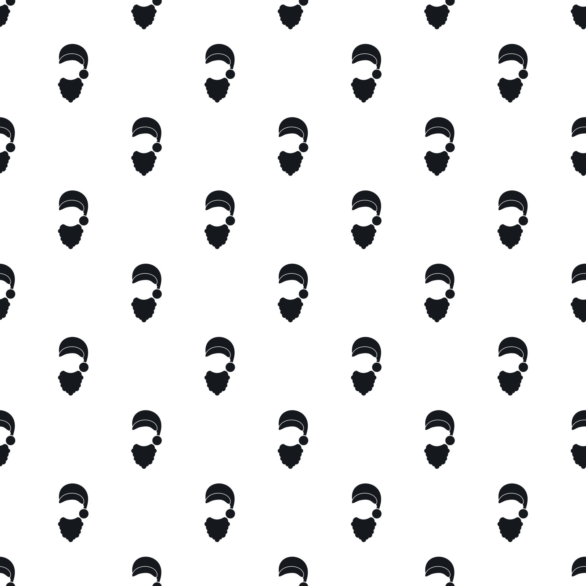 santa-hat-and-beard-pattern-simple-style-14700349-vector-art-at-vecteezy