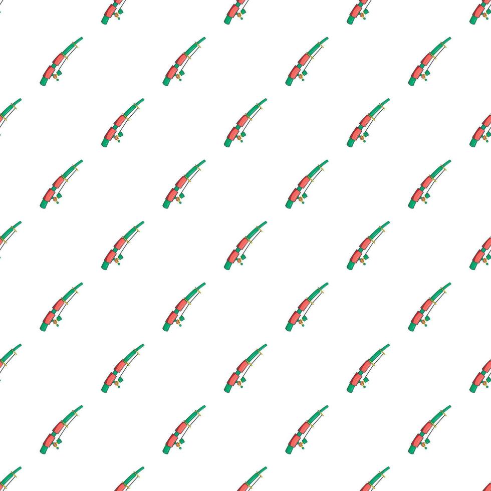 Rod pattern, cartoon style vector