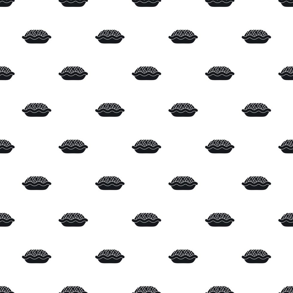 Pie pattern, simple style vector