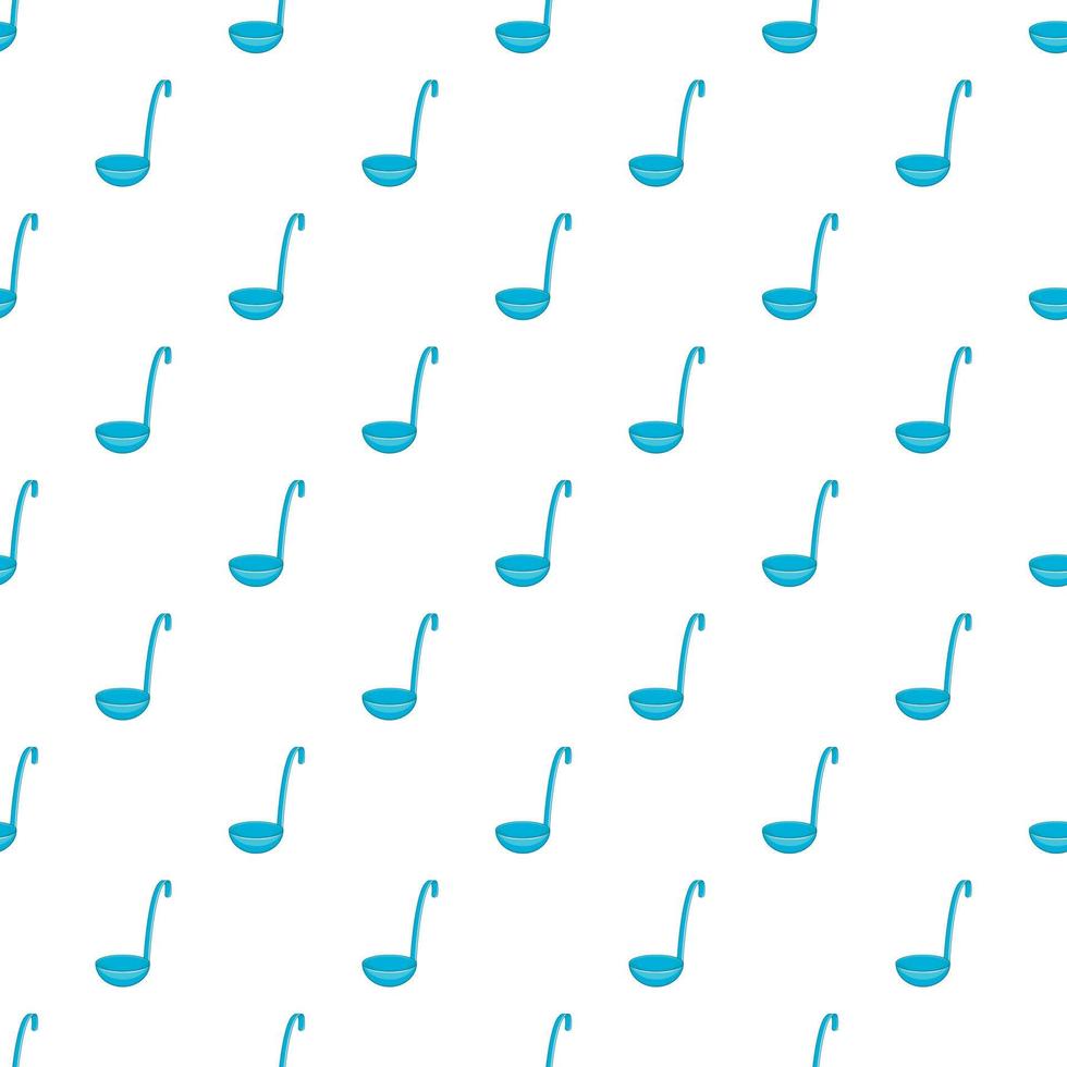 Ladle pattern, cartoon style vector