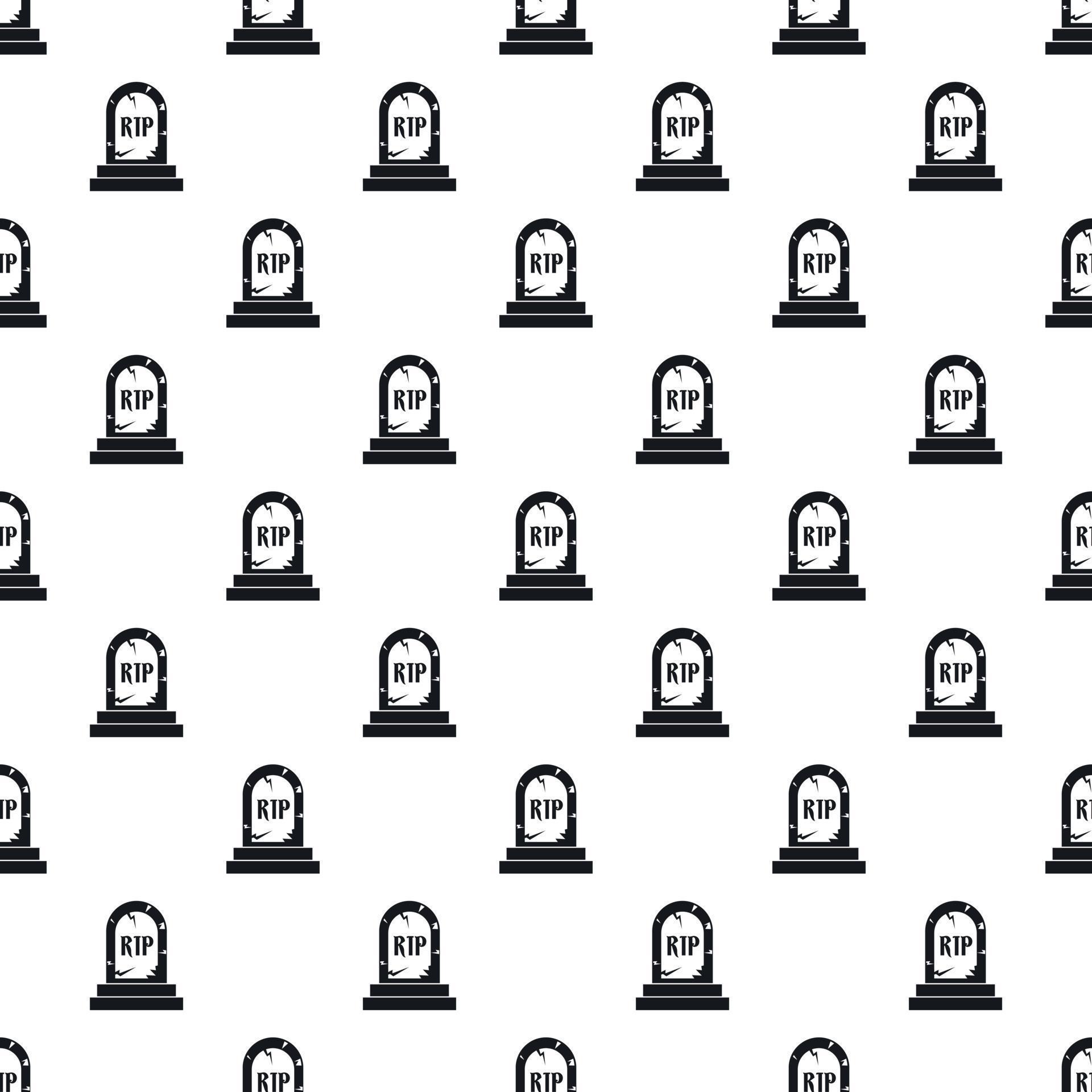 Tombstone pattern, simple style 14700502 Vector Art at Vecteezy