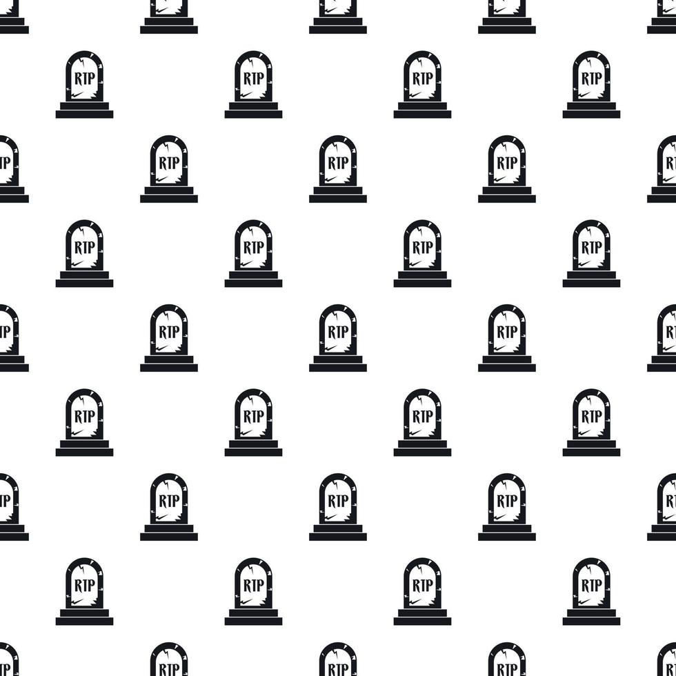 Tombstone pattern, simple style vector