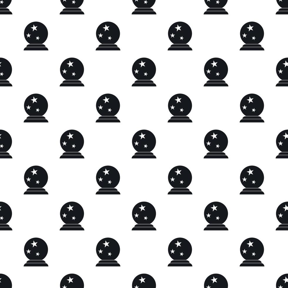 Magic ball pattern, simple style vector