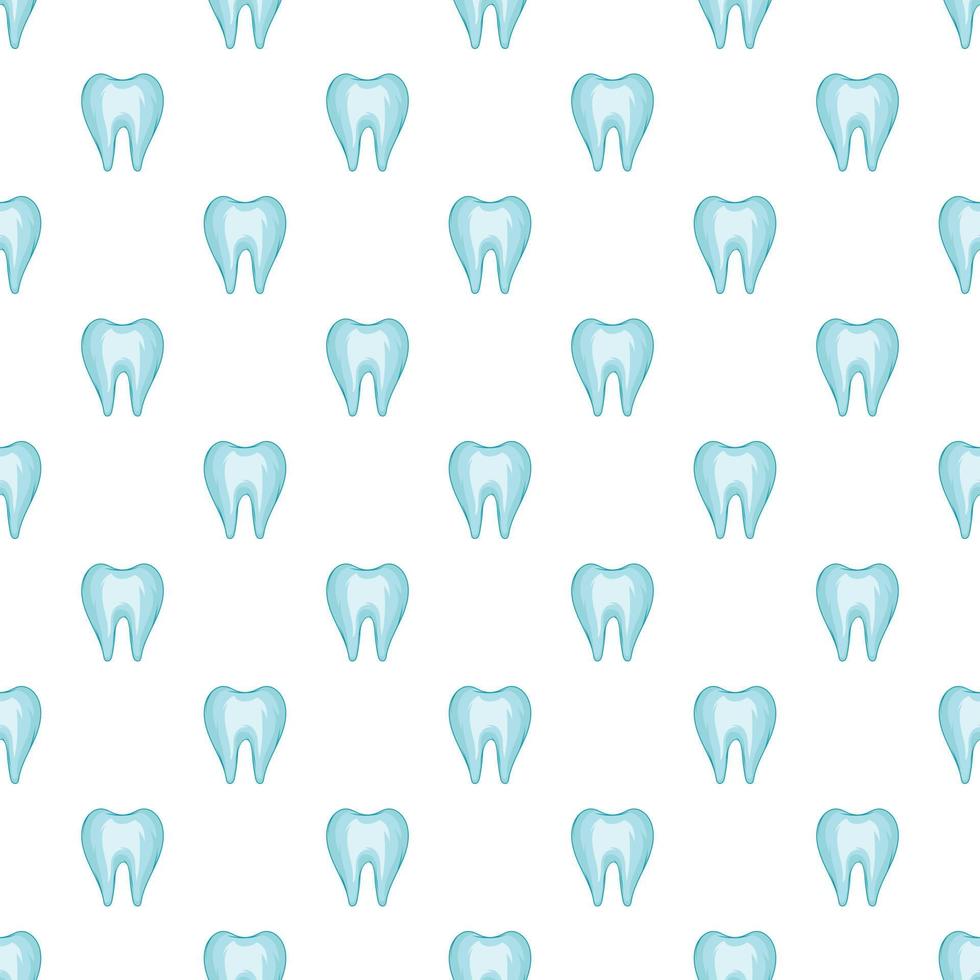 Tooth pattern, cartoon style vector