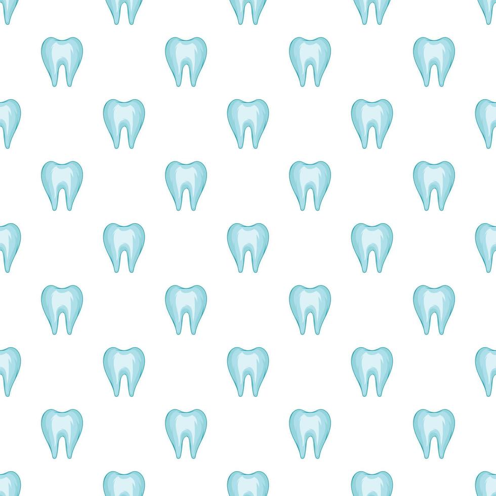 Tooth pattern, cartoon style vector