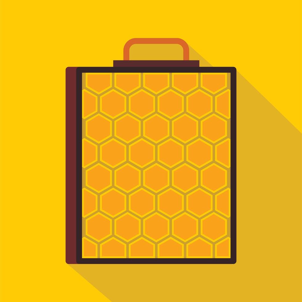 Honeycomb icon, flat style vector