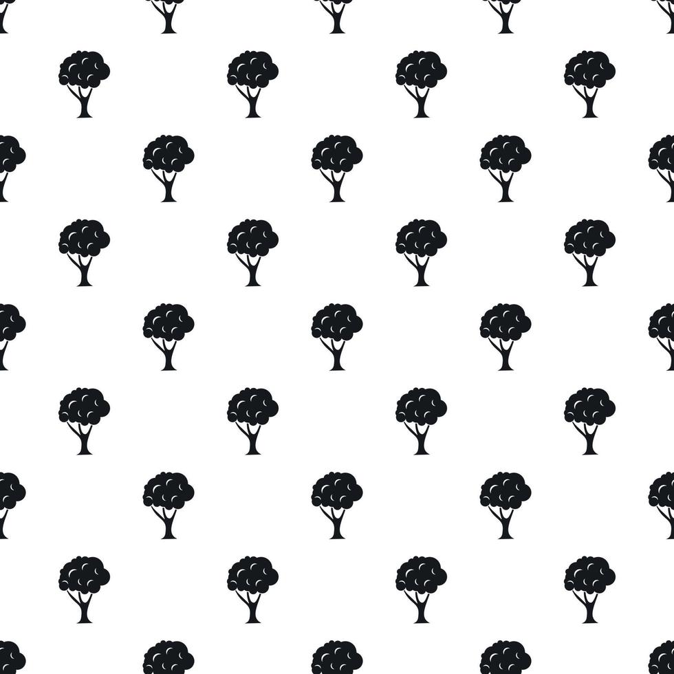 Tree pattern, simple style vector