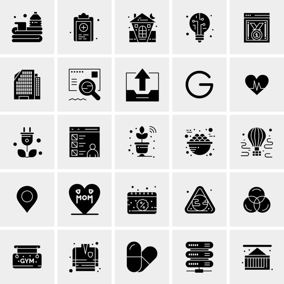 25 Universal Business Icons Vector Creative Icon Illustration to use in web and Mobile Related project