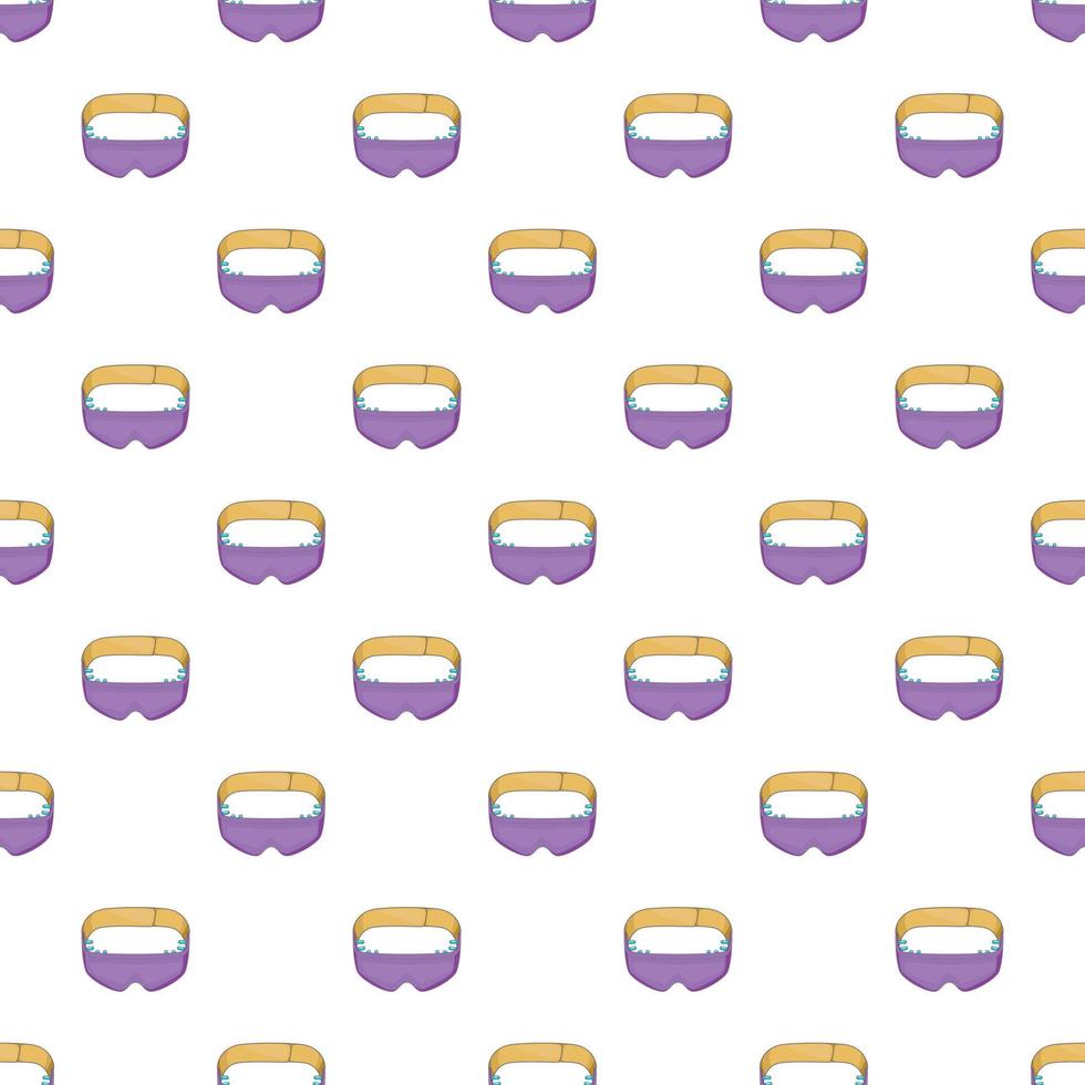 Sleep mask pattern, cartoon style vector