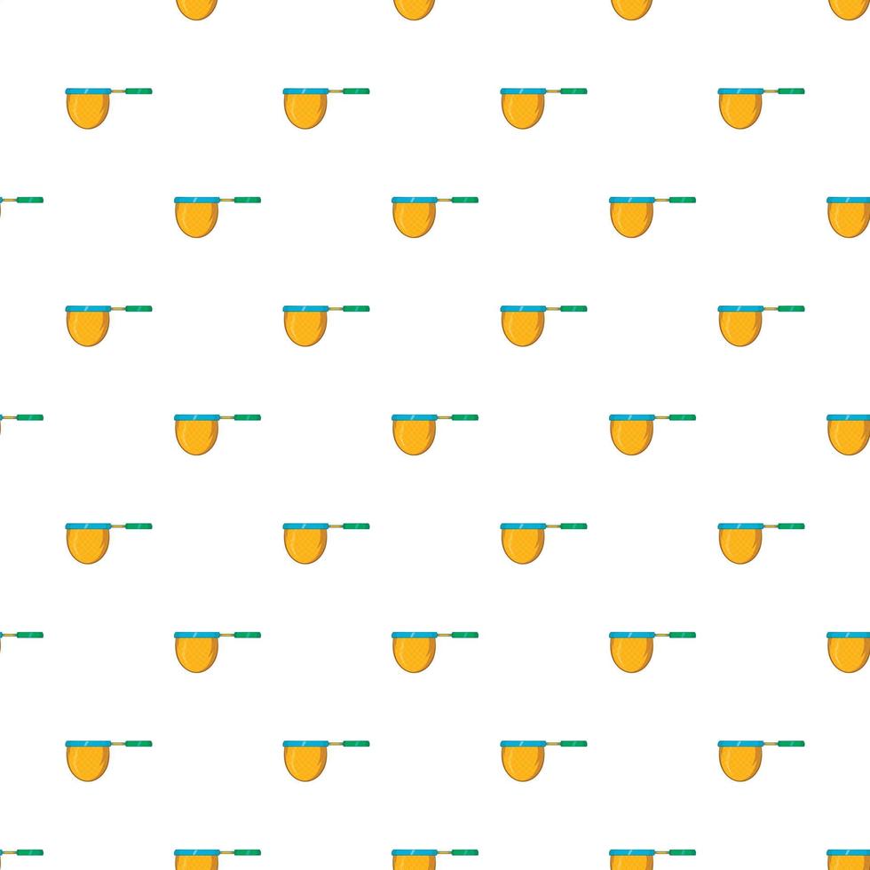 Net for catching fish pattern, cartoon style vector