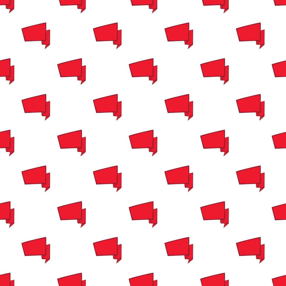 Ribbon quality pattern, cartoon style vector