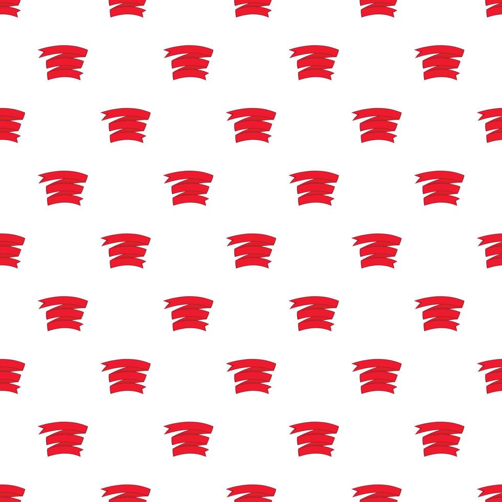 Decorative ribbon quality pattern, cartoon style vector
