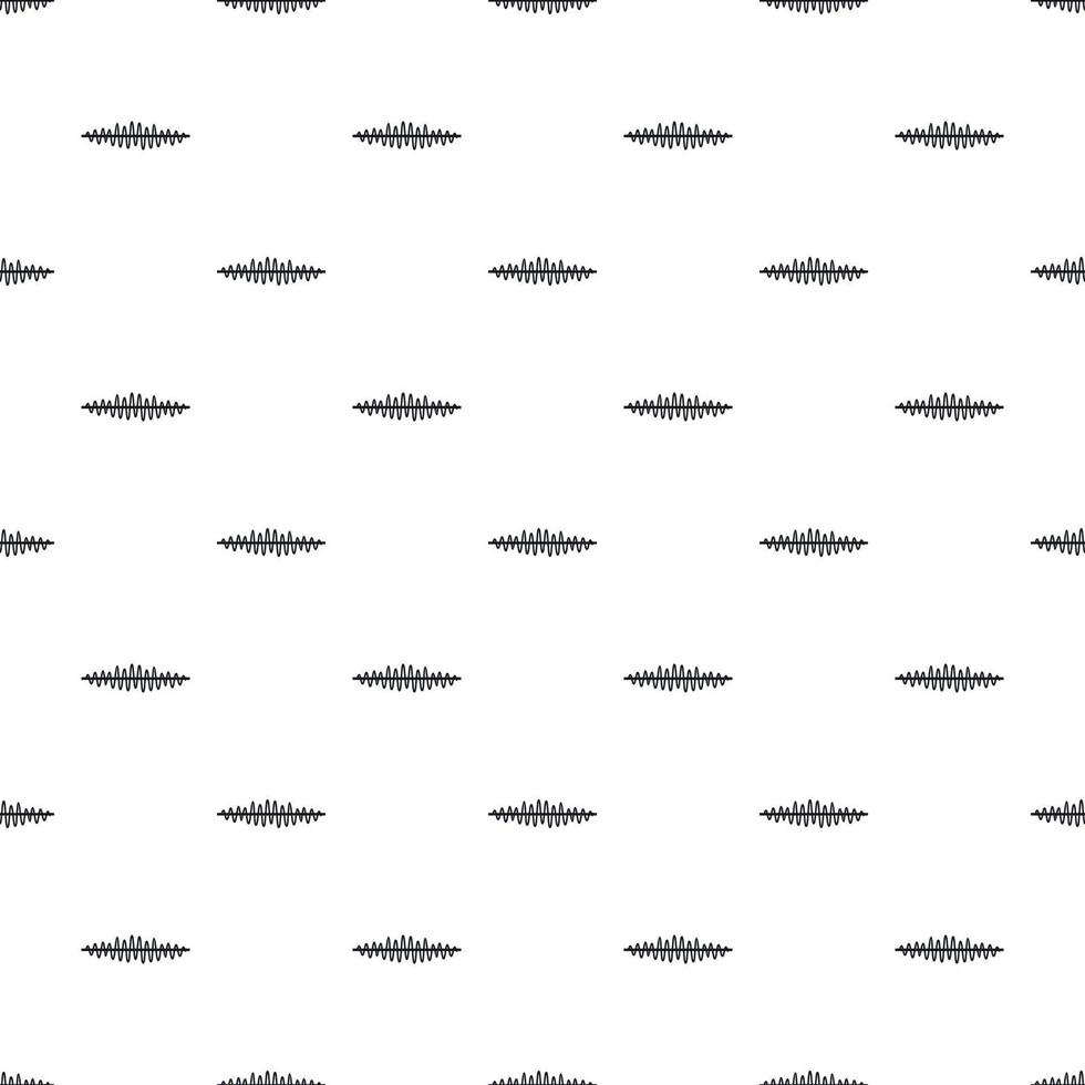 Graphic equalizer pattern, simple style vector
