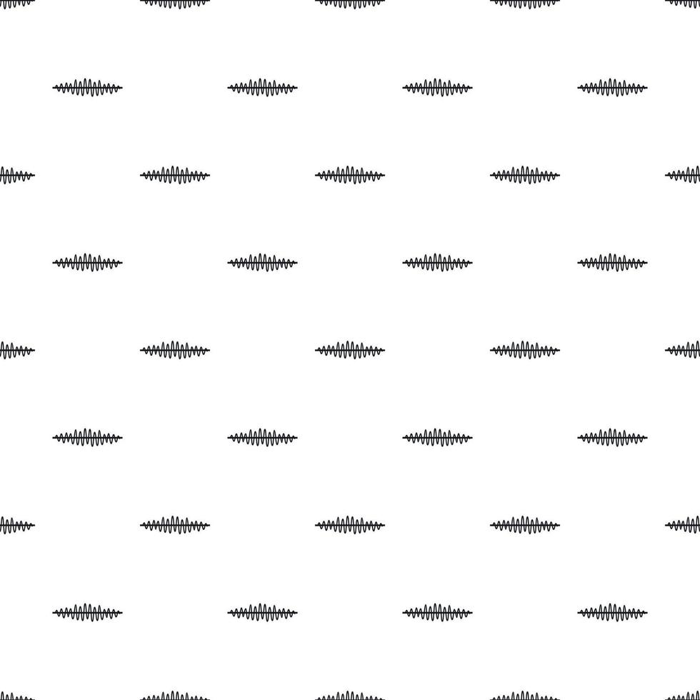 Graphic equalizer pattern, simple style vector