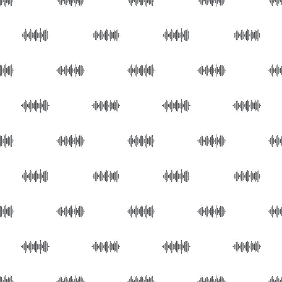 Graphic equalizer pattern, simple style vector