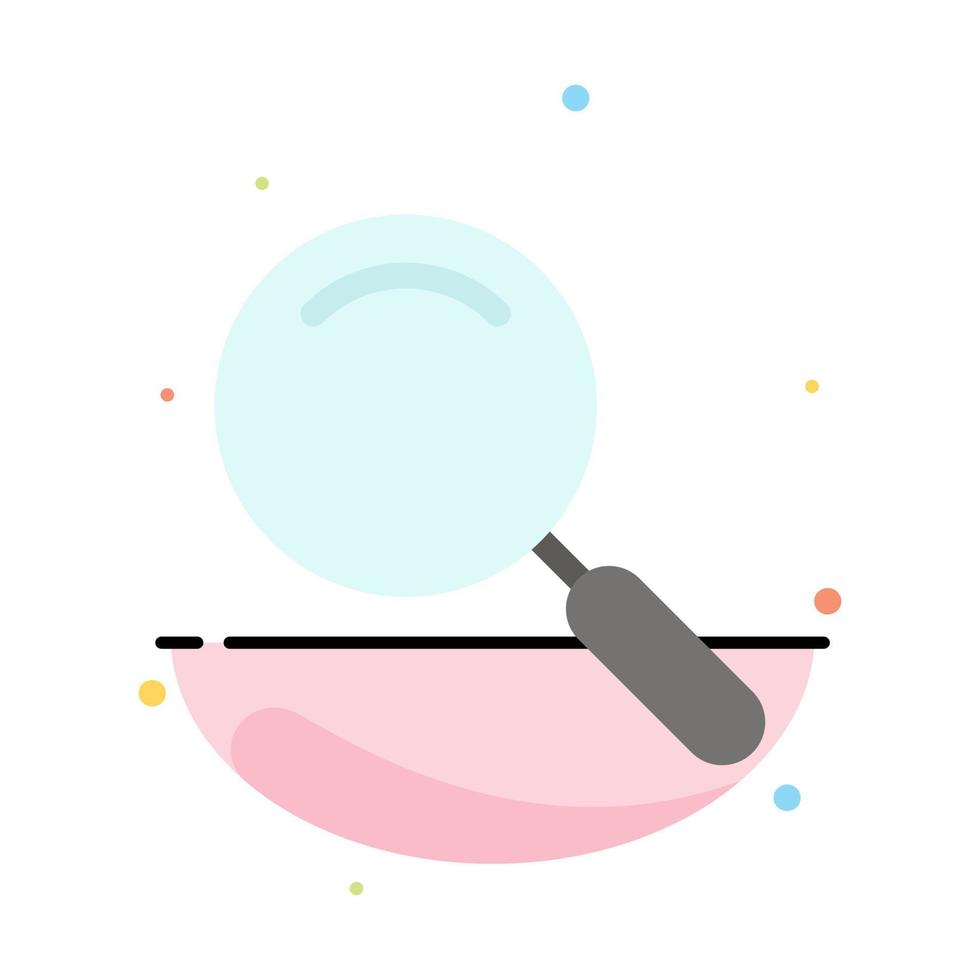 General Magnifier Magnify Search Abstract Flat Color Icon Template vector